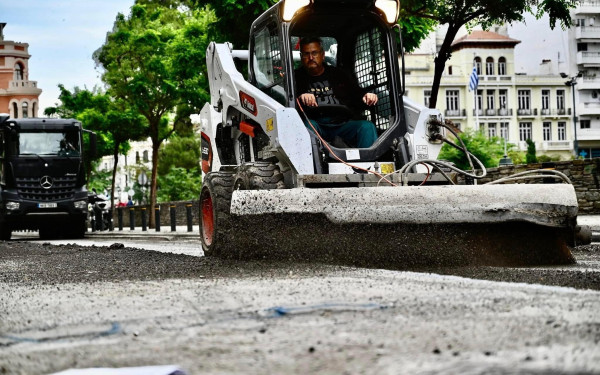 Θεσσαλονίκη: Εργασίες ασφαλτόστρωσης σε κεντρικούς δρόμους της πόλης για τρεις μέρες 
