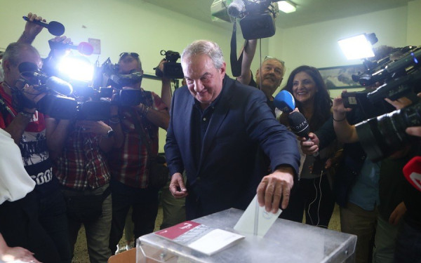 Θεσσαλονίκη: Ψήφισε στον Αγ. Ελευθέριο ο Κ. Καραμανλής