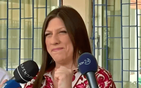 Στην περιοχή του Γκύζη ψήφισε η Ζωή Κωνσταντοπούλου