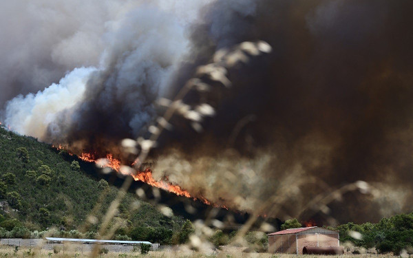 Ήπειρος: Πυρκαγιά σε δασική έκταση στην Κόνιτσα