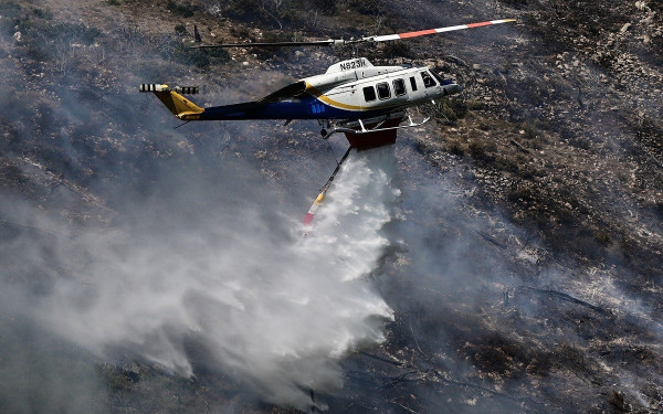 Υπό μερικό έλεγχο η φωτιά στον Ασκό Λαγκαδά