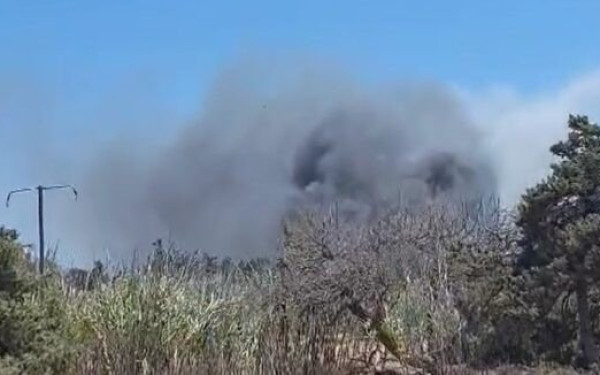 Πάρος: Φωτιά στη Σάντα Μαρία