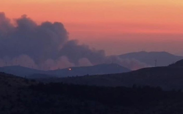 Εντάθηκε το πύρινο μέτωπο στα Δερβενοχώρια Βοιωτίας - Δύσκολη η νύχτα (βίντεο, φωτ.)