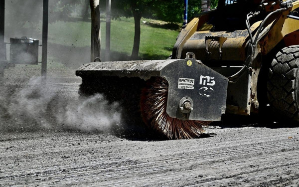 Εργασίες στον επαρχιακό δρόμο Θεσσαλονίκη-Καλοχώρι