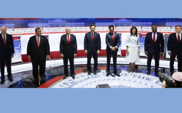 Χωρίς τον Τραμπ και χωρίς... εκπλήξεις το πρώτο ντιμπέιτ των Ρεπουμπλικανών