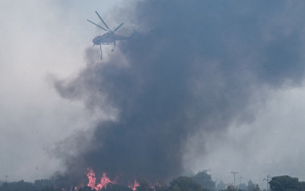 Νέο μέτωπο στην Εύβοια στο Δοκό Χαλκίδας