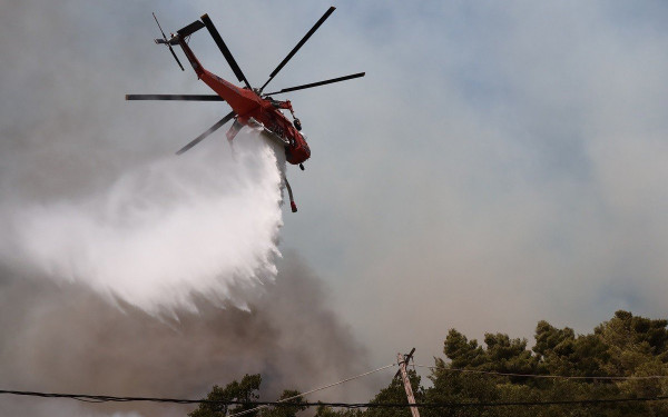 Χαλκιδική: Υπό μερικό έλεγχο η φωτιά που ξέσπασε στη Σίβηρη από πτώση κεραυνού