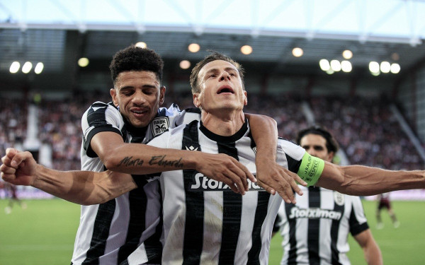 Χαρτς - ΠΑΟΚ 1-2: Θριάμβευσε στο Εδιμβούργο και έκλεισε θέση στους ομίλους του Europa Conference League