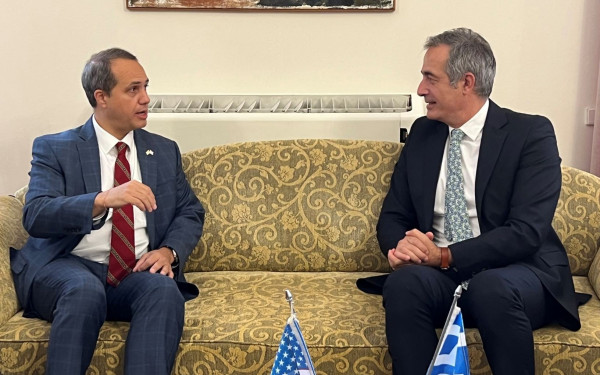 Θεσσαλονίκη: Με τον νέο Γενικό Πρόξενο των ΗΠΑ,Jerrier Ismail, συναντήθηκε ο ΥΜΑΘ Στάθης Κωνσταντινίδης