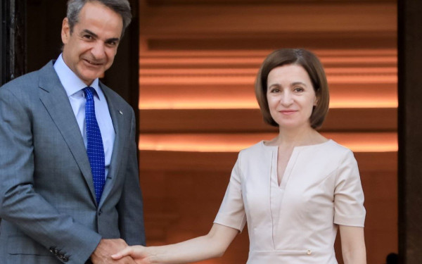 Με την Πρόεδρο της Μολδαβίας ο Μητσοτάκης