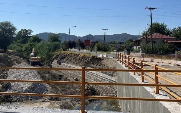 Χαλκιδική: Αποδόθηκε προς χρήση η καινούρια γέφυρα στη Συκιά (φωτ.)