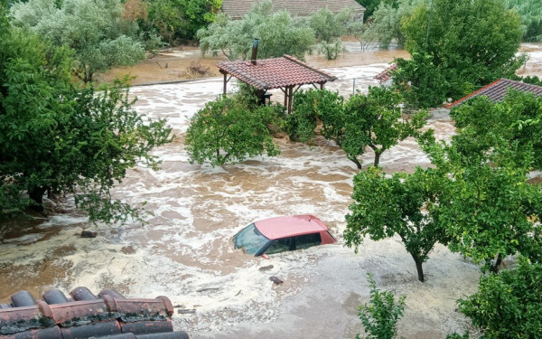 Κακοκαιρία «Daniel»: Καταρρίφθηκε το ρεκόρ ημερήσιου ύψους βροχής στην Ελλάδα