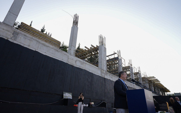 Βέροια: Ο Απόστολος Τζιτζικώστας θεμελίωσε το νέο Διοικητήριο Ημαθίας (φωτ.)