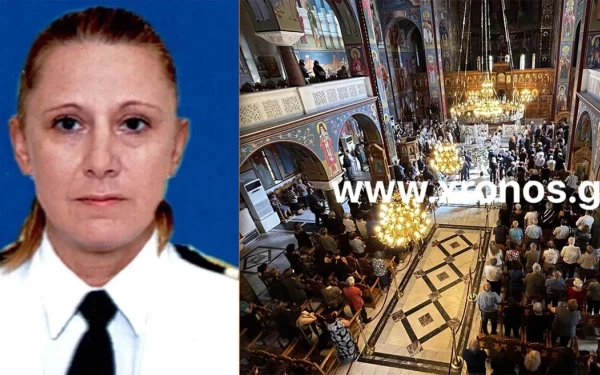 Κομοτηνή: Ραγίζουν καρδιές στο τελευταίο αντίο στην υποναύαρχο του Πολεμικού Ναυτικού (βίντεο, φωτ.)