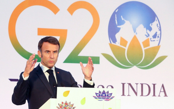 Ε. Μακρόν: δεν συνιστά διπλωματική νίκη για την Ρωσία η διακήρυξη των ηγετών της G20 δ