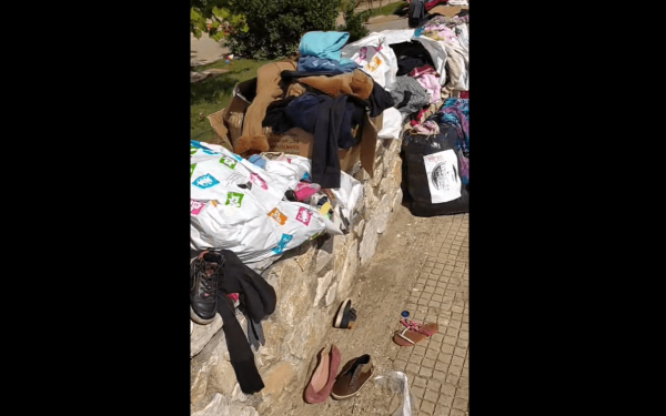 Καταγγελία: Πεταμένη στο δρόμο η ανθρωπιστική βοήθεια στον Παλαμά - Δείτε βίντεο