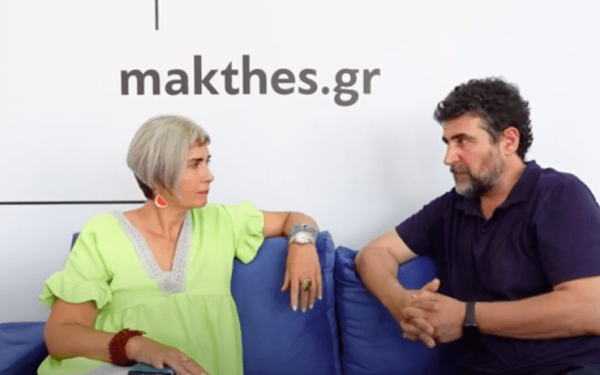 Ο Αστέρης Πελτέκης στο περίπτερο του makthes.gr: «Δράσεις σε όλες τις πληγείσες περιοχές της χώρας» (βίντεο)
