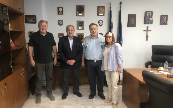 Επίσκεψη του Γ. Μυλόπουλου στην Γενική Αστυνομική Διεύθυνση Θεσσαλονίκης