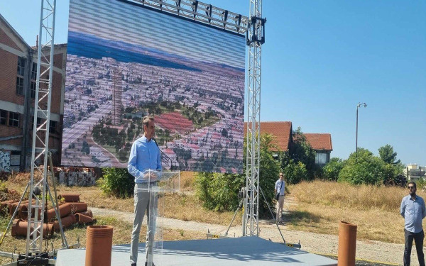 Επένδυση 100 εκατ. ευρώ στα Κεραμεία Αλλατίνη, όπου θα ανεγερθεί πύργος 100 μέτρων - Μητσοτάκης: Θα ακολουθήσουν κι άλλα (βίντεο, φωτ.)