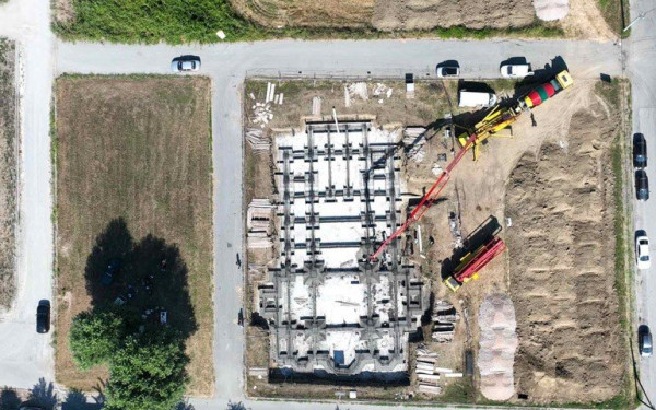 Κατερίνη: Προχωρά η ανέγερση του Ι.Ν. του Αγίου Μελετίου (φωτ.)