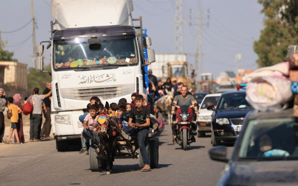 Παλαιστίνιοι προσπαθούν να γλιτώσουν από τη σφαγή της Γάζας - Φεύγουν προς τον νότο (βίντεο & φωτ.)