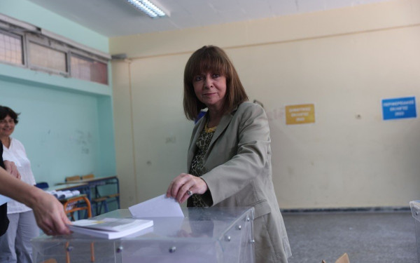 Ψήφισε η Κατερίνα Σακελλαροπούλου