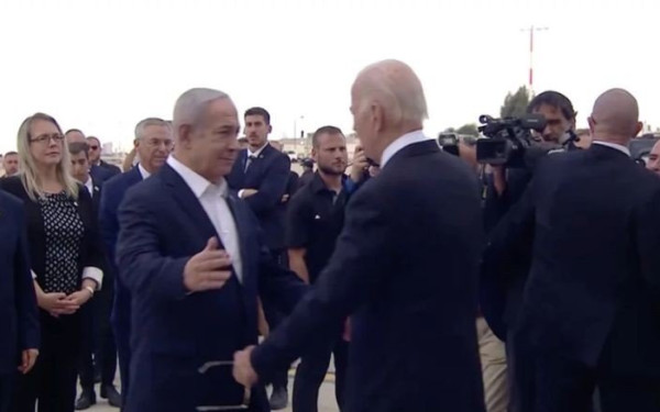 Έφτασε στο Ισραήλ ο Τζο Μπάιντεν - Τον υποδέχτηκε ο Νετανιάχου στο αεροδρόμιο (βίντεο)
