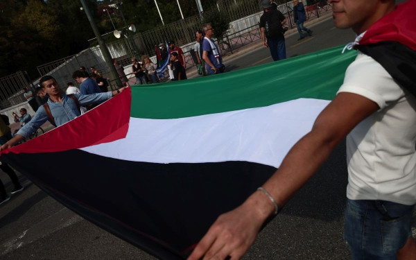 Θεσσαλονίκη: Πορεία υπέρ των Παλαιστινίων (βίντεο & φωτ.)