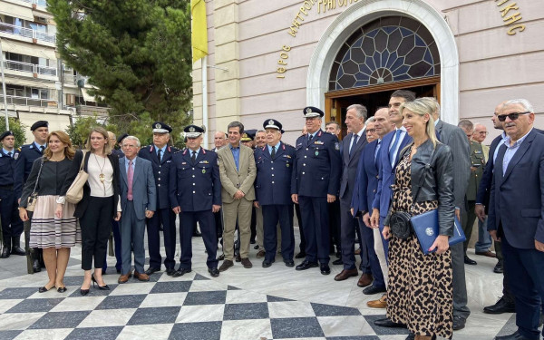 Θεσσαλονίκη: Υψηλές παρουσίες στον εορτασμό της ημέρας της Ελληνικής Αστυνομίας