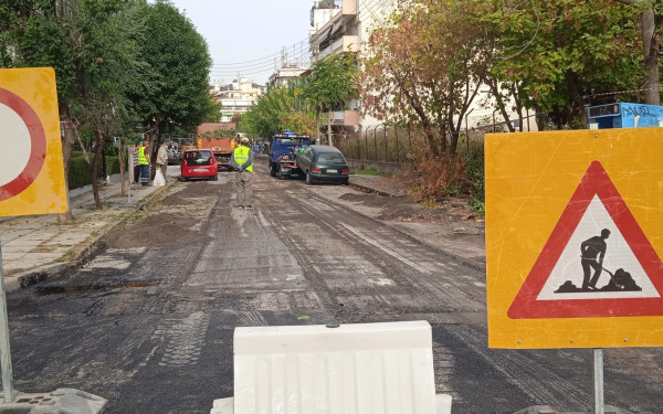 Καλαμαριά: Συνεχίζεται το πρόγραμμα των ασφαλτοστρώσεων (φωτ.)