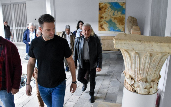 Περιοδεία του Στέφανου Κασσελάκη στον νομό Κορινθίας