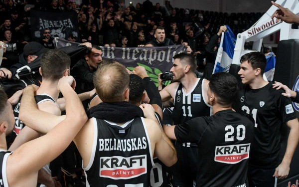 Μπάσκετ: Ομάδα και κόσμος του ΠΑΟΚ έγιναν «ένα» στην Πάτρα (βίντεο)