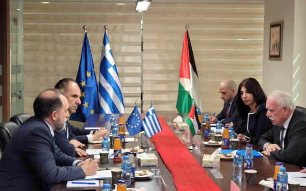 Στην Αθήνα την Παρασκευή ο Παλαιστίνιος υπουργός Εξωτερικών