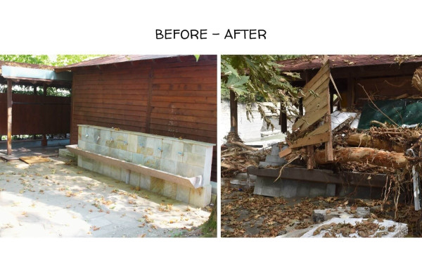 Κακοκαιρία Daniel: Στο 1 εκατ. οι ζημιές στην ιστορική κατασκήνωση ΧΑΝ Πηλίου (φωτ.)