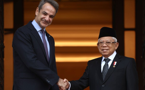 Με τον αντιπρόεδρο της Ινδονησίας συναντήθηκε ο Κυριάκος Μητσοτάκης