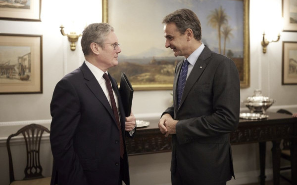 Συνάντηση Κ. Μητσοτάκη με τον επικεφαλής του Βρετανικού Εργατικού Κόμματος (βίντεο & φωτ.)