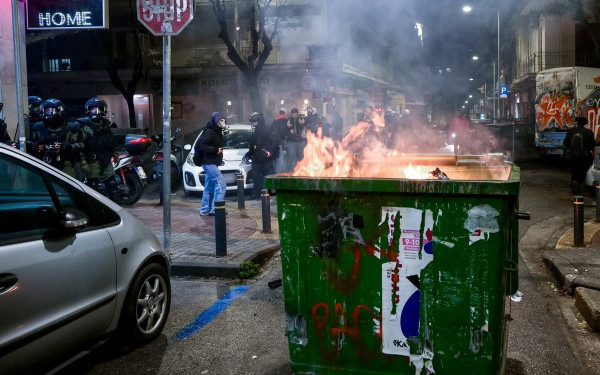 Θεσσαλονίκη: Ένταση και 30 προσαγωγές στο τέλος της πορείας στη μνήμη του Αλ. Γρηγορόπουλου (βίντεο & φωτ.)