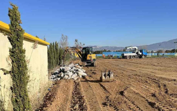 Άρης: Προχωρούν οι εργασίες στο Ν. Ρύσιο - Δείτε βίντεο και φωτογραφίες