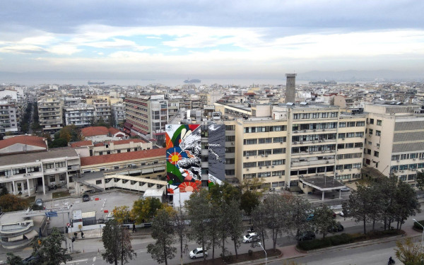 Θεσσαλονίκη: Νέα τοιχογραφία στο Ιπποκράτειο, αφιερωμένη στο ΚΕΘΕΑ - Δείτε φωτογραφίες 