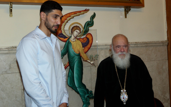 Με τον αρχιεπίσκοπο Ιερώνυμο συναντήθηκε ο Ενές Καντέρ