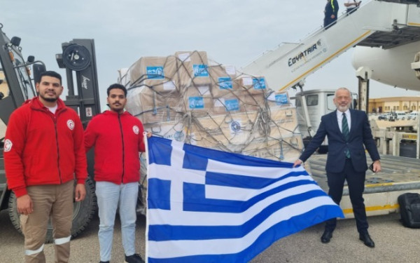 Αποστολή ελληνικής ανθρωπιστικής βοήθειας στη Γάζα