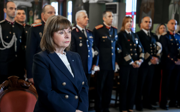 Συνάντηση Κατερίνας Σακελλαροπούλου με τον Δήμαρχο Ηρακλείου Αλ. Καλοκαιρινό