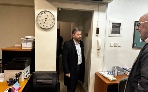 Στο «πράσινο» στρατηγείο της Θεσσαλονίκης ο Νίκος Ανδρουλάκης 