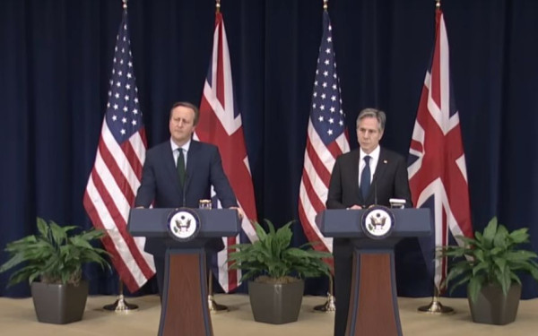 Επικοινωνία Μπλίνκεν-Κάμερον για Ερυθρά Θάλασσα, Γάζα και Ουκρανία