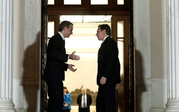 Τηλεφωνική επικοινωνία Μητσοτάκη - Μπλίνκεν