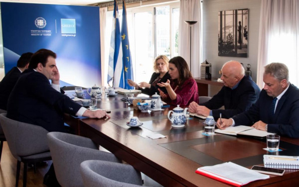 Συνάντηση Κ. Πιερρακάκη - Όλγας Κεφαλογιάννη για την αναβάθμιση της κατάρτισης στον Τουρισμό