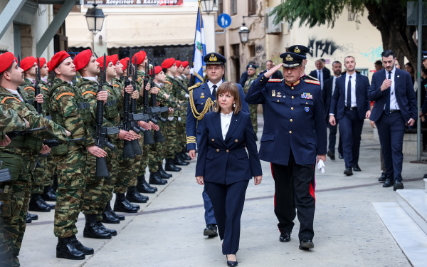 Στο Ρέθυμνο για τον Καθαγιασμό των Υδάτων η Κ. Σακελλαροπούλου