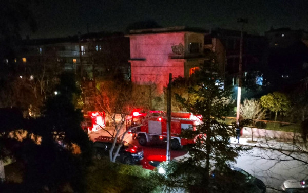 Φωτιά στα πρώην εκπαιδευτήρια Κοραή στην Περαία