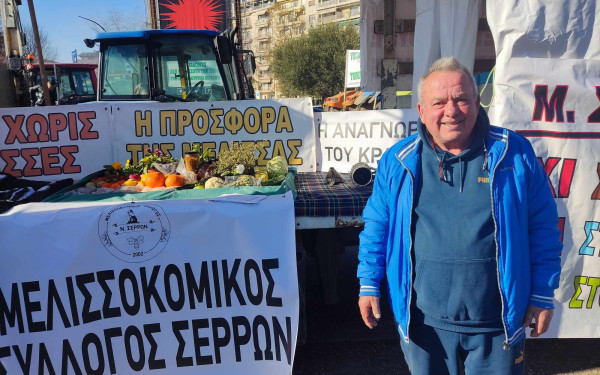 Θεσσαλονίκη: «Έφτιαξα μελίσσια μέσα στα αγκάθια για να μη μπορεί σήμερα ο γιος μου να θρέψει την οικογένεια του»