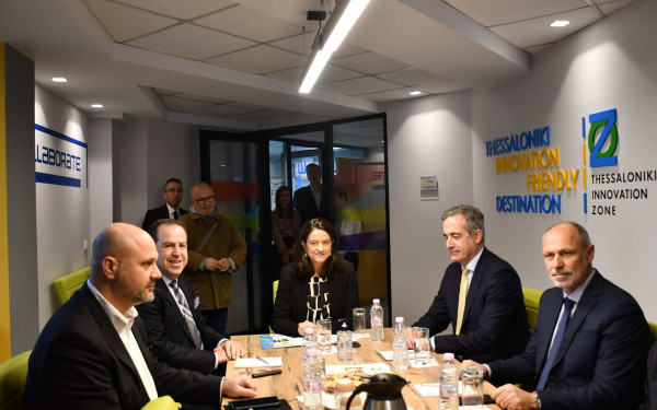 Θεσσαλονίκη: Στην Αλεξάνδρεια Ζώνη Καινοτομίας η υπουργός Νίκη Κεραμέως
